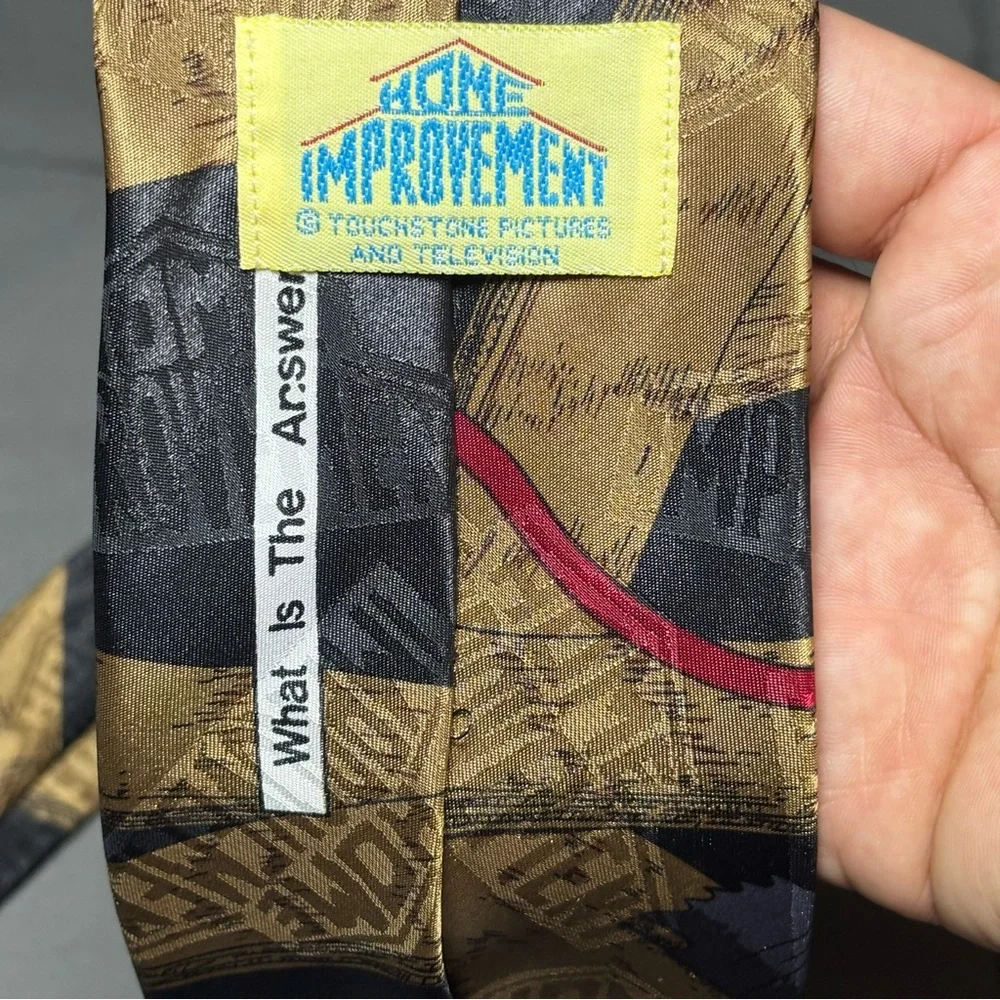 Home Improvement  Power Drill Necktie What is the Answer More Power Black Brown‎